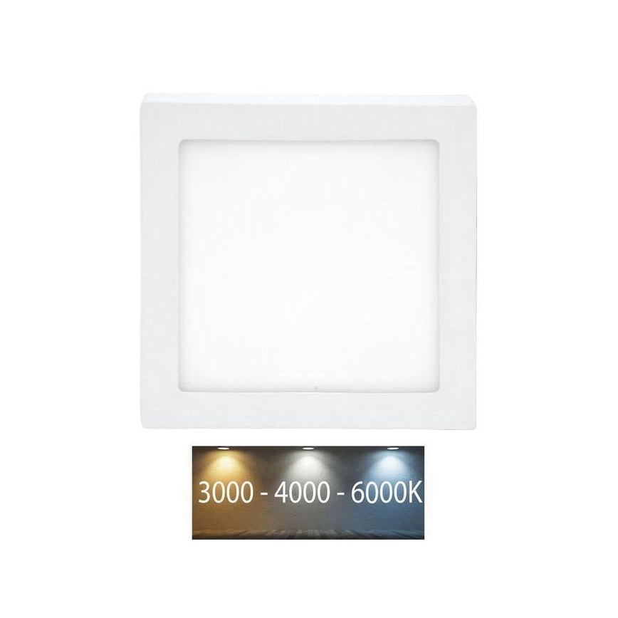 LED Vannas istabas griestu lampa RAFA LED/12W/230V 3000/4000/6000K 17x17 cm IP44 balta