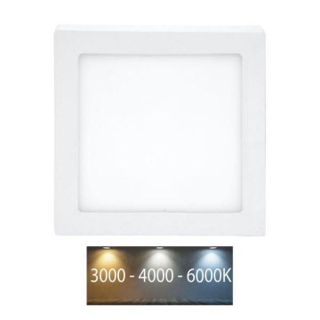 LED Vannas istabas griestu lampa RAFA LED/18W/230V 3000/4000/6000K 22x22 cm IP44 balta