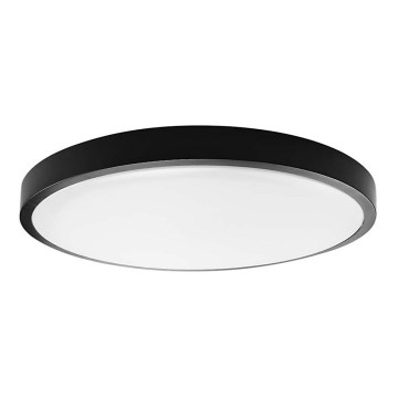 LED Vannas istabas griestu lampa SAMSUNG CHIP LED/36W/230V IP44 3000K d. 35 cm melna