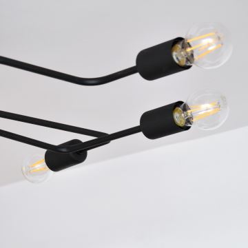 LED Virsapmetuma lustra TUBE 6xE27/60W/230V