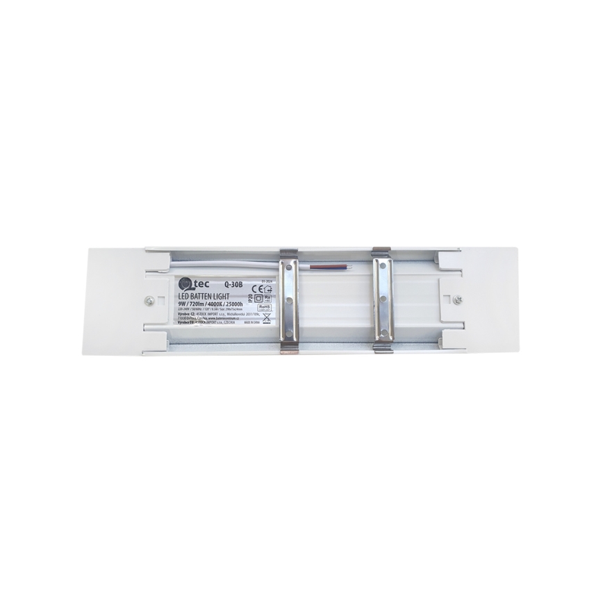 LED Virtuves zem skapīša lampa QTEC LED/9W/230V 30 cm balta