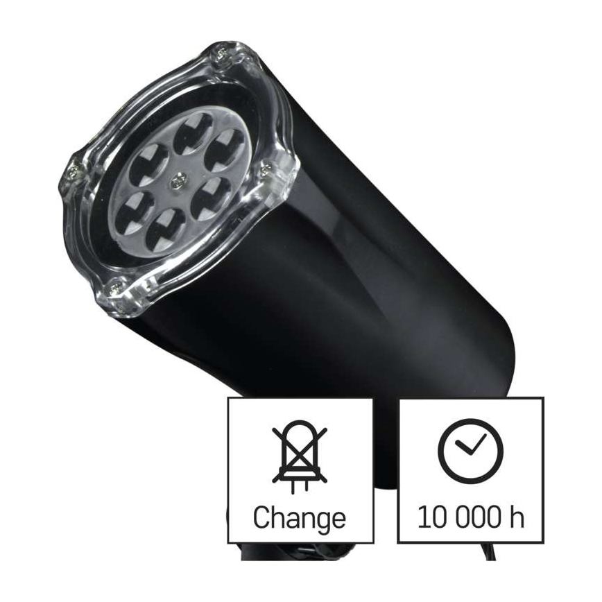 LED Ziemassvētku āra projektors LED/3,6W/230V IP44 vēsi balts