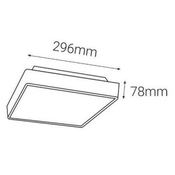 LED2 - LED Āra lampa ar sensoru SOLO LED/16W/230V 3000/4000/6500K IP65