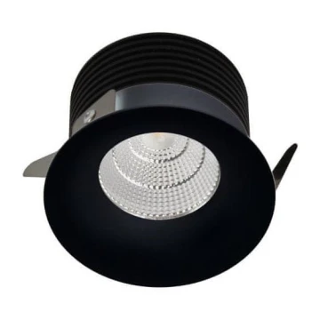 LED2 - LED Padziļinājuma lampa SPOT LED/9W/230V melns IP44