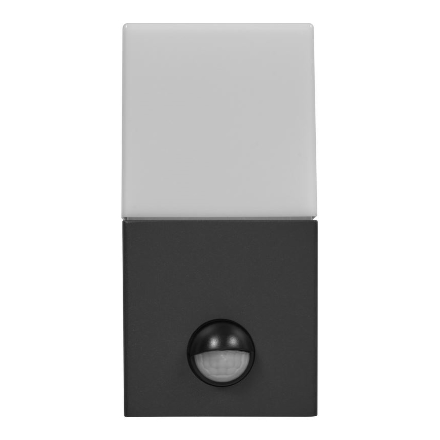 Ledvance - Āra sienas lampa ar sensoru FIGO SQUARE 1xE27/20W/230V