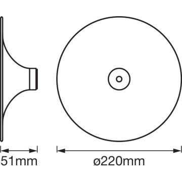 Ledvance - Griestu gaismeklis SMART+ TIBEA 1xE27/60W/230V