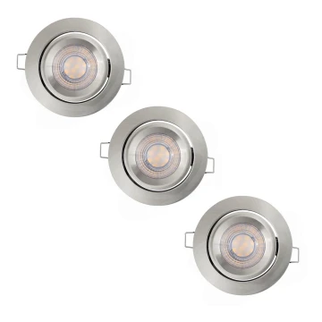 Ledvance - KOMPLEKTS 3x LED Aptumšojama iegremdējama lampa SIMPLE LED/4,9W/230V