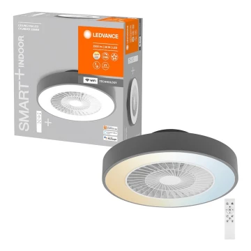 Ledvance - LED Aptumšojama griestu lampa ar ventilatoru SMART+ LED/38W/230V 3000-6500K Wi-Fi + tālvadības pults