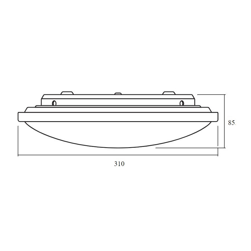 Ledvance - LED Aptumšojams griestu gaismeklis ORBIS LED/17W/230V 2700-6500 + tālvadības pults