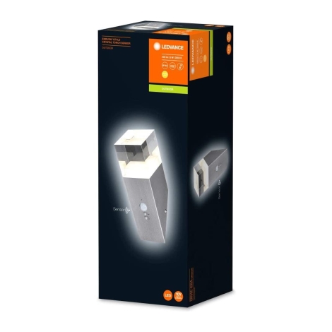 Ledvance - LED Āra sienas gaismeklis ar sensoru CRYSTAL 1xLED/5W/230V IP44
