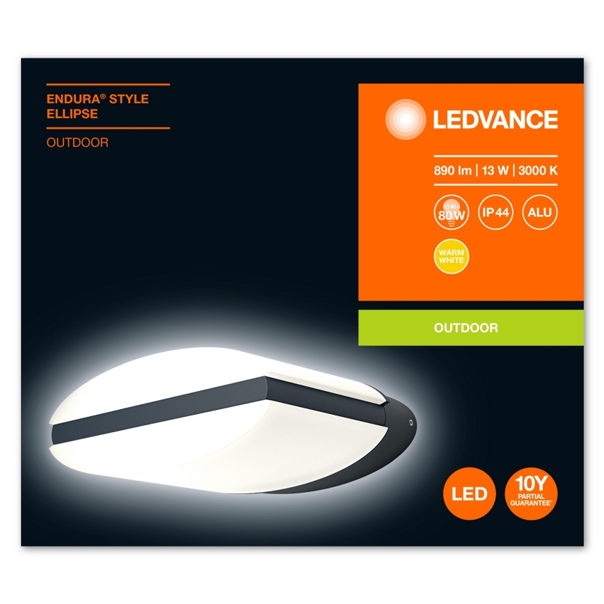 Ledvance - LED Āra sienas gaismeklis ENDURA LED/12,5W/230V IP44