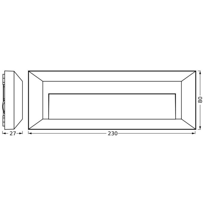 Ledvance - LED Āra sienas lampa ENDURA STYLE IVAN LED/1,9W/230V IP65