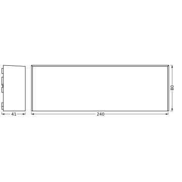 Ledvance - LED Āra sienas lampa ENDURA STYLE IVO LED/6,5W/230V IP65