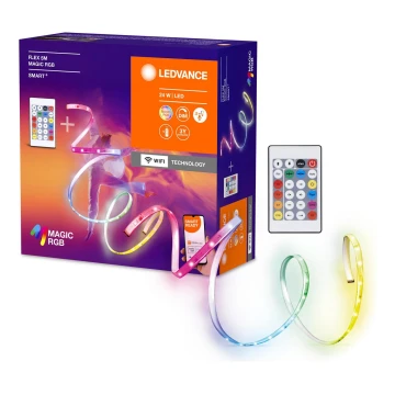 Ledvance - LED RGB Aptumšojama josla SMART+ MAGIC FLEX 5m LED/24W/230V Wi-Fi + tālvadības pults