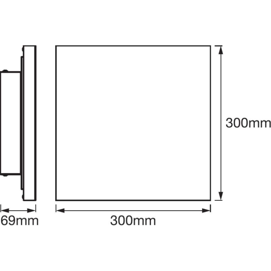 Ledvance - LED RGB+TW Aptumšojams griestu gaismeklis SMART+ FRAMELESS LED/20W/230V 3000K-6500K Wi-Fi