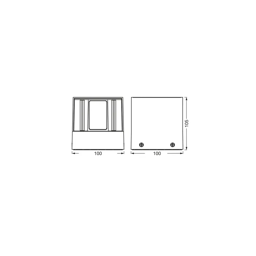 Ledvance - LED RGBW Aptumšojama āra sienas lampa SMART+ BEAM LED/8W/230V 3000-6500K IP44 Wi-Fi