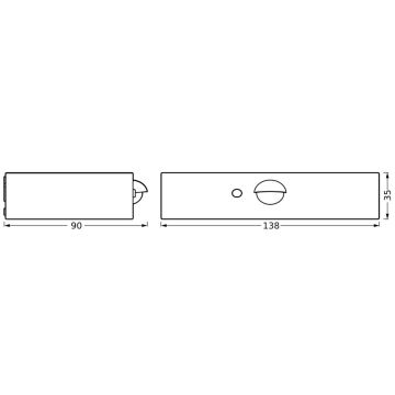 Ledvance - LED Saules enerģijas sienas lampa ar sensoru ENDURA SOLAR LED/3W/4,2V IP65