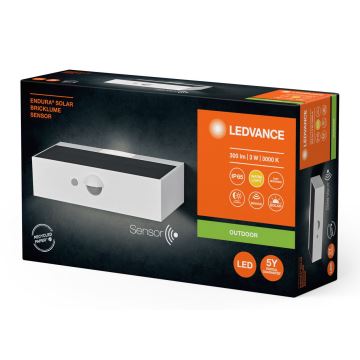 Ledvance - LED Saules enerģijas sienas lampa ar sensoru ENDURA SOLAR LED/3W/4,2V IP65