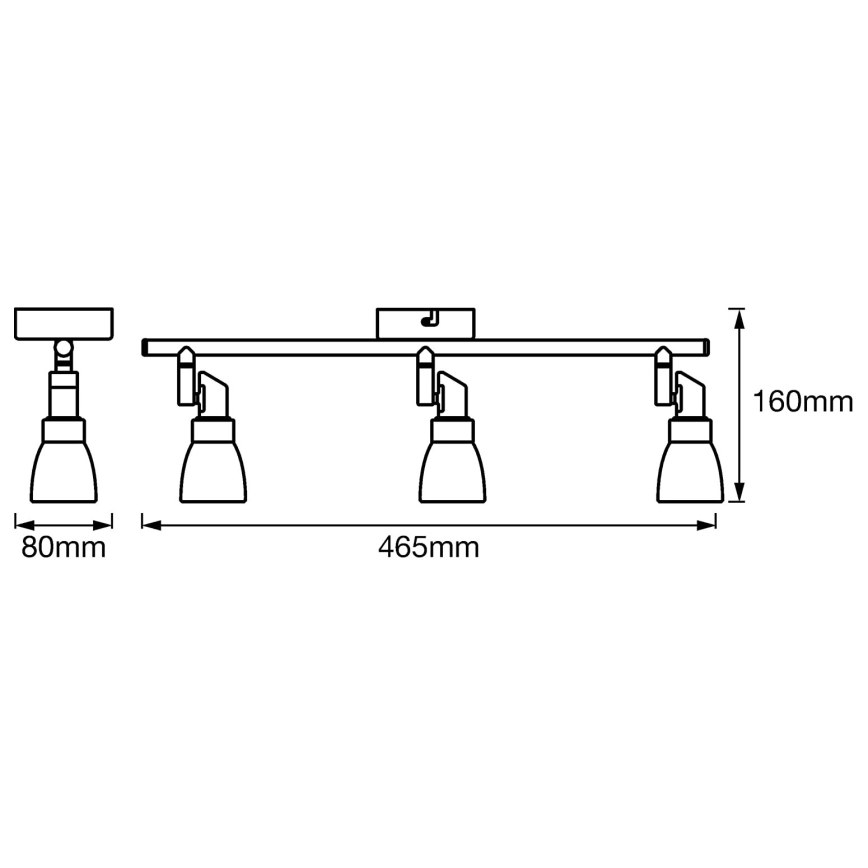 Ledvance - LED Starmetis SPOT 3xG9/2W/230V