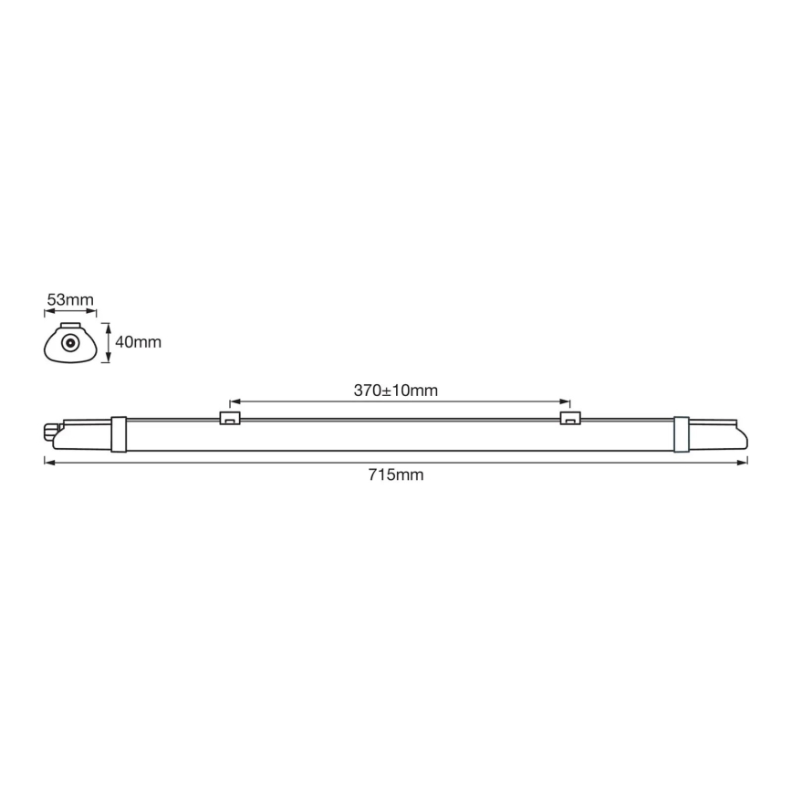 Ledvance - LED Tehniskais gaismeklis SUBMARINE LED/10W/230V IP65