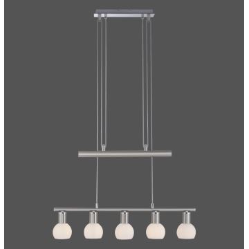 Leuchten Direkt 11939-55 - Lustra ar auklu BENEDIKT 5xE14/40W/230V