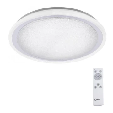 Leuchten Direkt 14336-17 - LED Aptumšojams griestu gaismeklis MEDINA LED/40W/230V 3000-5000K + tālvadības pults