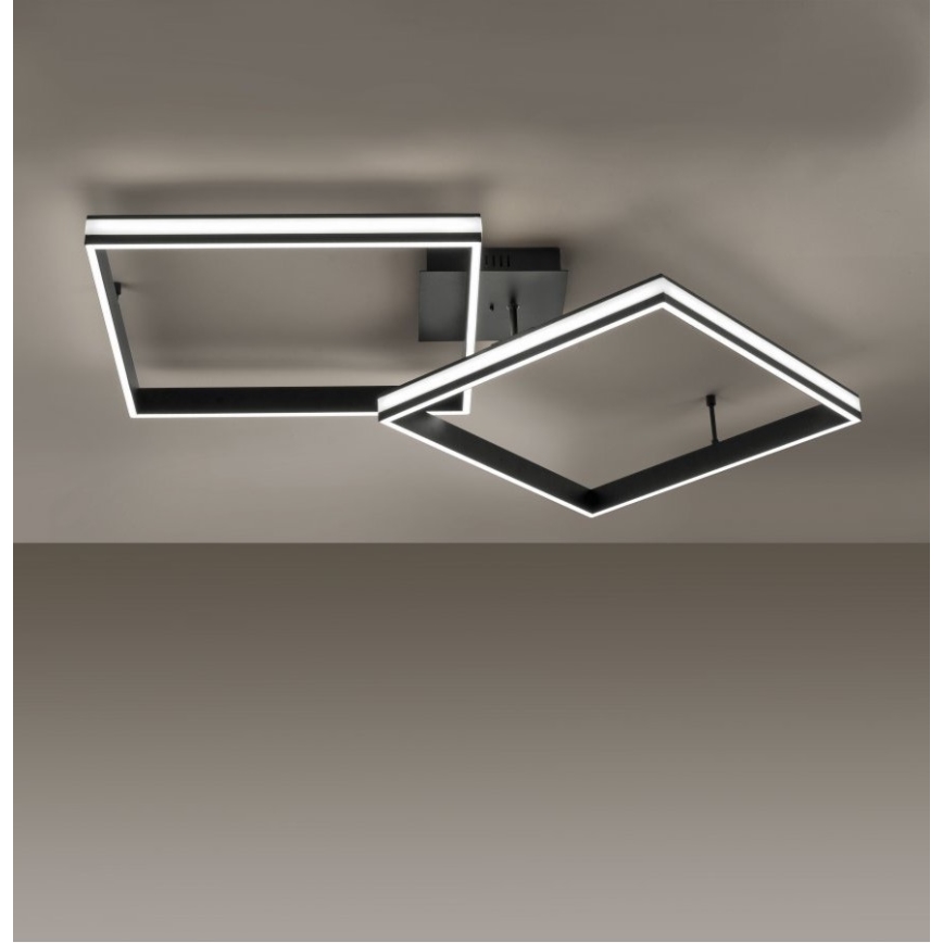 Leuchten Direkt 14700-18 - LED Aptumšojama virsapmetuma lustra ELIS 2xLED/19W/230V + tālvadības pults