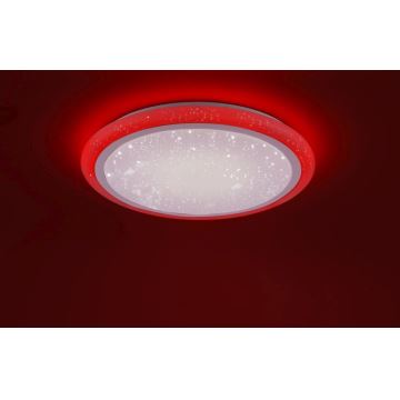 Leuchten Direkt 15230-16 - LED RGB Aptumšojams griestu gaismeklis LUISA LED/42W/230V 3000-6400K + tālvadības pults