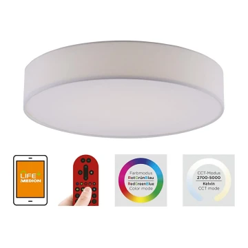 Leuchten Direkt 18428-16 - LED RGB Aptumšojams griestu gaismeklis LOLA LED/32W/230V Tuya + tālvadības pults