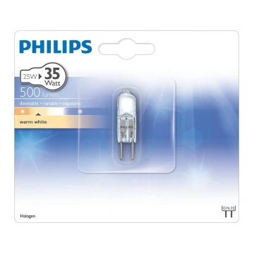 Lielas slodzes spuldze Philips HALOGEN GY6,35/25W/12V 3000K