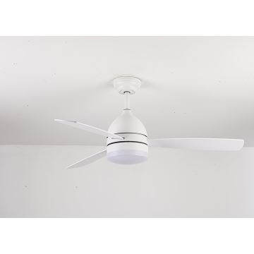 Lucci air 513075 - LED Griestu ventilators VECTOR LED/25W/230V 3000/4200/6500K balta + tālvadības pults