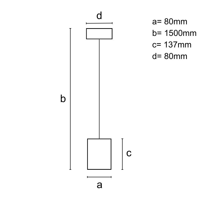 Lustra ar auklu 1xGU10/10W/230V oša/masīvkoks brūna