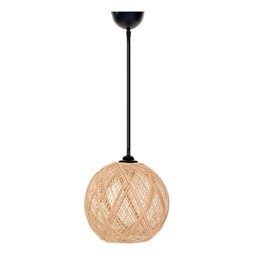 Lustra ar auklu JUTE 1xE27/60W/230V bēša