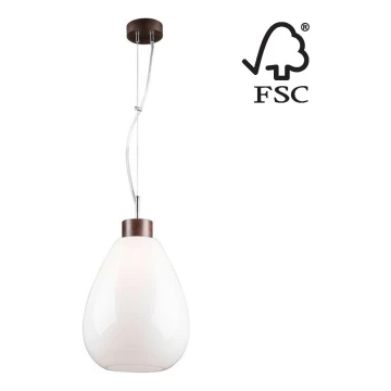 Lustra ar auklu PIRO 1xE27/60W/230V dižskābardis - FSC sertifikāts