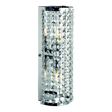 Markslöjd 105309 - Vannas istabas sienas lampa LYSEKIL 2xG9/28W/230V IP44 hroms