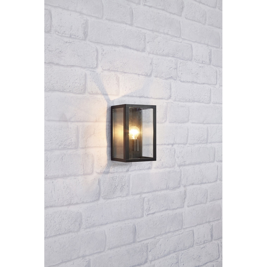 Markslöjd 107113 - Āra sienas lampa PELHAM 1xE27/60W/230V IP44 melna