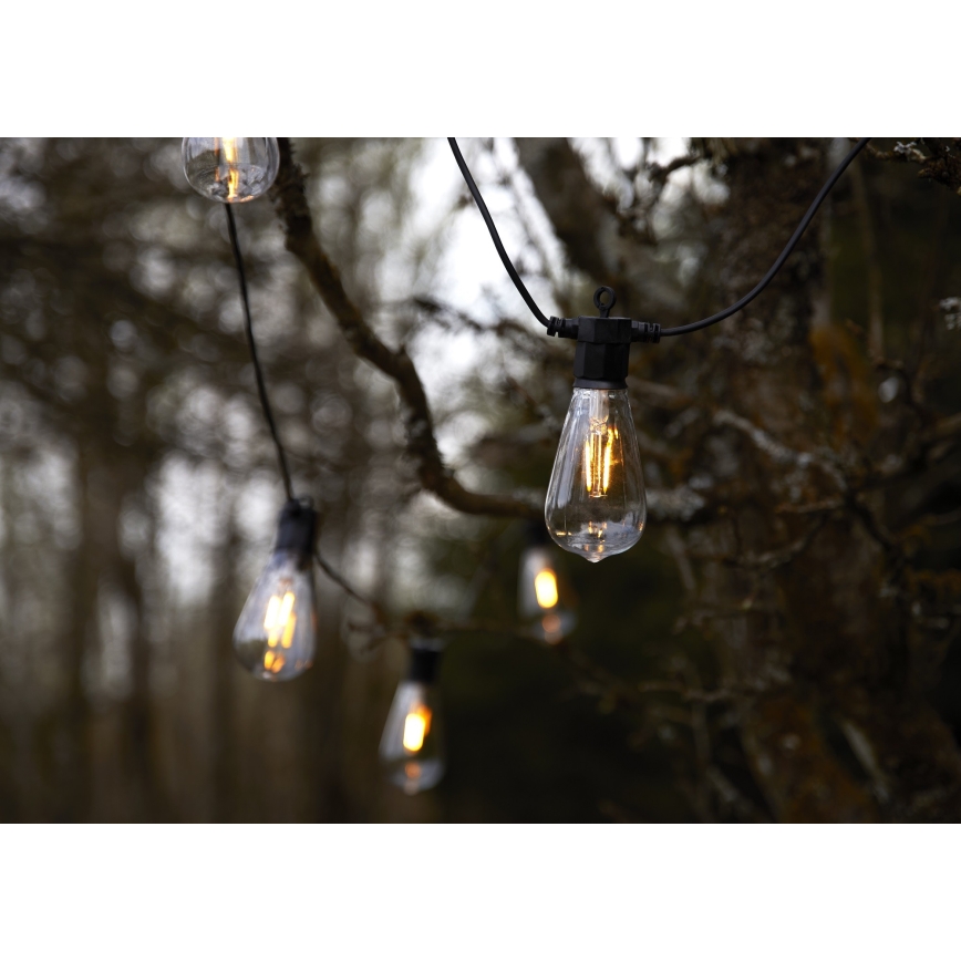 Markslöjd 107293 - LED Āra virtene GARLAND GARDEN 10xLED 5,5m IP44