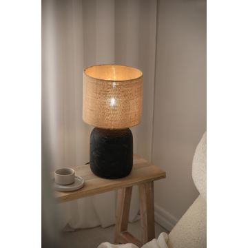 Markslöjd 108684 - Galda lampa MONTAGNA 1xE14/40W/230V 45 cm bēša/melna
