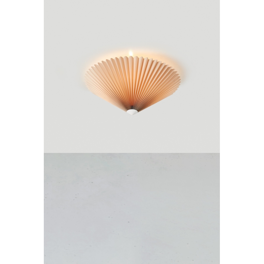 Markslöjd 108705 - Griestu lampa PLISADO 3xE14/40W/230V d. 50 cm bēša