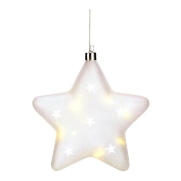 Markslöjd 704489 - LED Ziemassvētku dekorācija LISETTE 10xLED/0,3W/3xAA zvaigzne