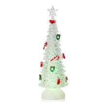 Markslöjd 705014 - LED Ziemassvētku dekorācija HAGABERG 20xLED/0,5W/3xAAA sudraba