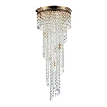 Maytoni DIA522-CL-12-G - Griestu lampa CASCADE 12xE14/60W/230V