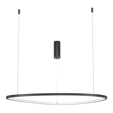 Maytoni MOD072PL-L36B3K1 - LED Lustra ar auklu GLINT LED/36W/230V melna d. 80 cm