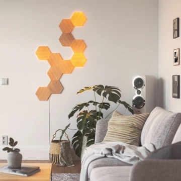 Nanoleaf - KOMPLEKTS 3x LED Aptumšojams panelis HEXAGONS LED/2W/230V Wi-Fi