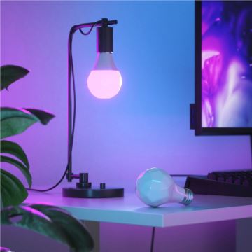 LED RGBW Aptumšojama spuldze ESSENTIALS A60 E27/8,5W/230V CRI90 2700-6500K Wi-Fi - Nanoleaf