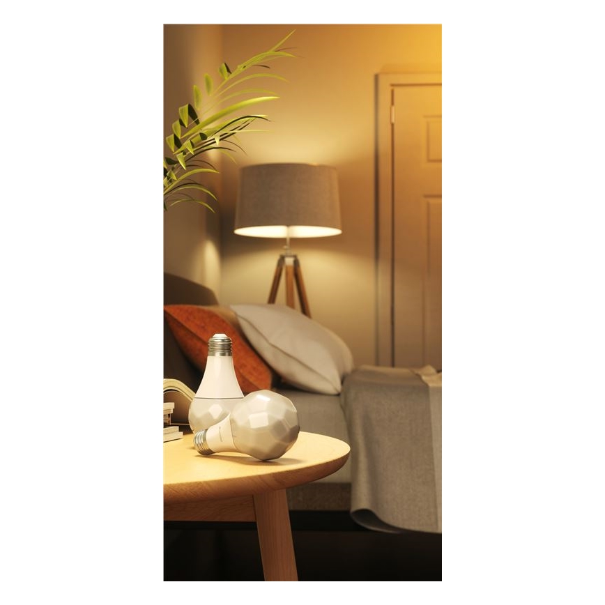 LED RGBW Aptumšojama spuldze ESSENTIALS A60 E27/8,5W/230V CRI90 2700-6500K Wi-Fi - Nanoleaf