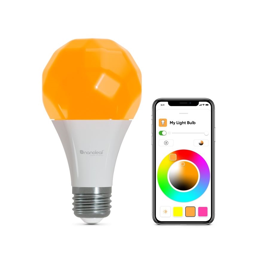 LED RGBW Aptumšojama spuldze ESSENTIALS A60 E27/8,5W/230V CRI90 2700-6500K Wi-Fi - Nanoleaf