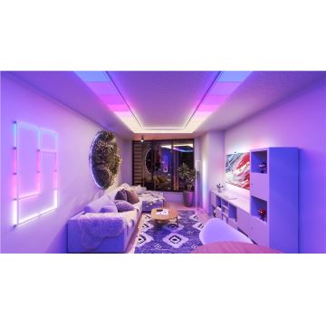 Nanoleaf - KOMPLEKTS 3x RGBW Aptumšojama griestu lampa SKYLIGHT 1xLED/18W/230V + 2xLED/16W/230V 2700-6500K Wi-Fi