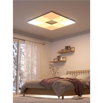 Nanoleaf - KOMPLEKTS 3x RGBW Aptumšojama griestu lampa SKYLIGHT 1xLED/18W/230V + 2xLED/16W/230V 2700-6500K Wi-Fi