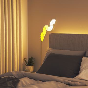 Nanoleaf - KOMPLEKTS 9x LED RGBW Aptumšojams panelis TRIANGLES LED/0,54W/230V 1200-6500K Wi-Fi